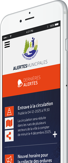 Alertes - Municipalité de Sainte-Gertrude-Manneville